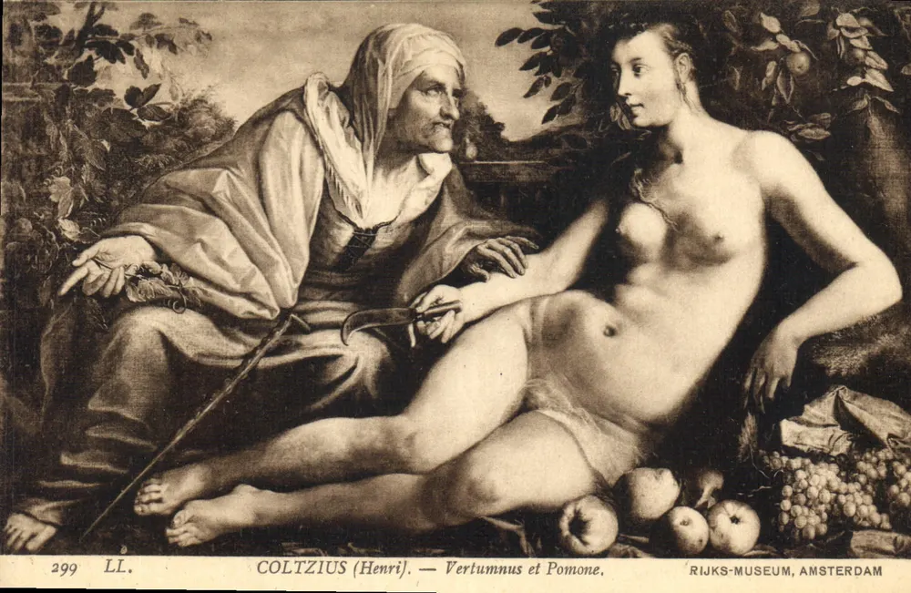 Vertumnus e Pomone — Coltzius (Henri) — Rijksmuseum, Amsterdam - Frente