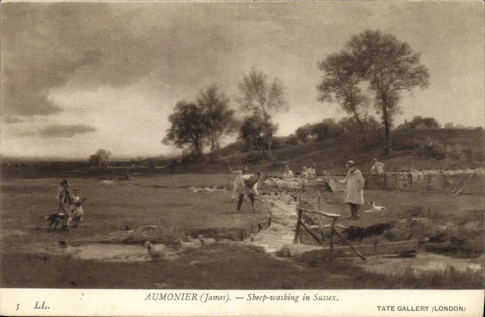 Schafwaschen in Sussex — Aumonier (James) — Tate Gallery (London) - Vorderseite