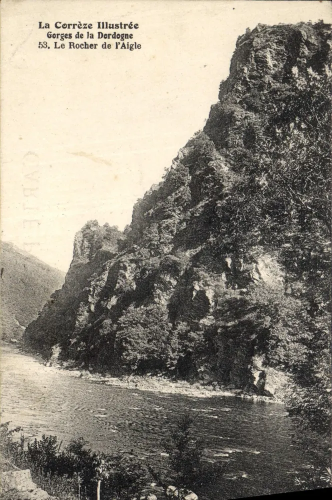 Dordogne-Schluchten — Der Adlerfelsen — La Corrèze Illustrée n°53 - Vorderseite