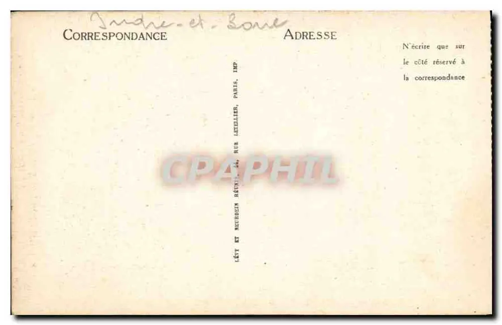 Chenonceaux — O Castelo. Lareira Renascentista — ND - Verso