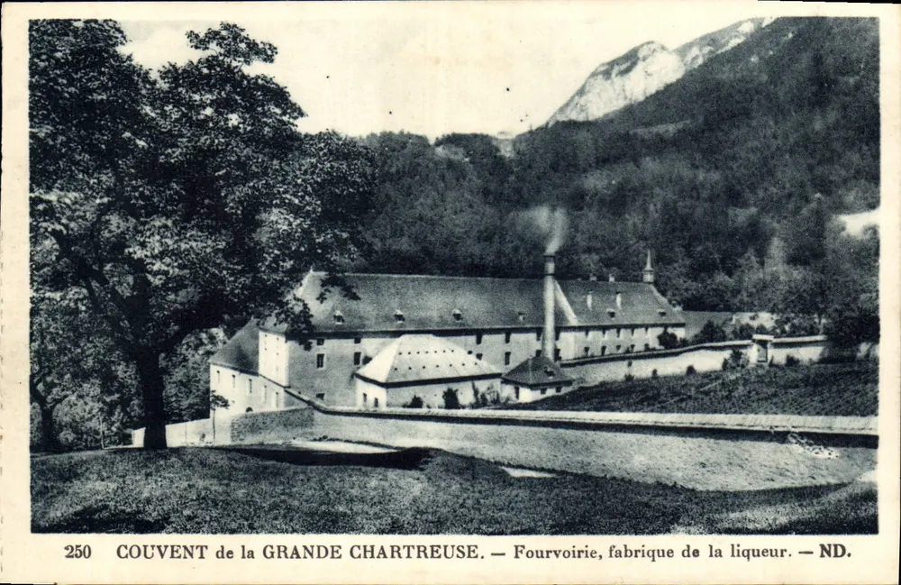 Kloster der Grande Chartreuse — Fourvoirie, Likörfabrik — ND. - Vorderseite