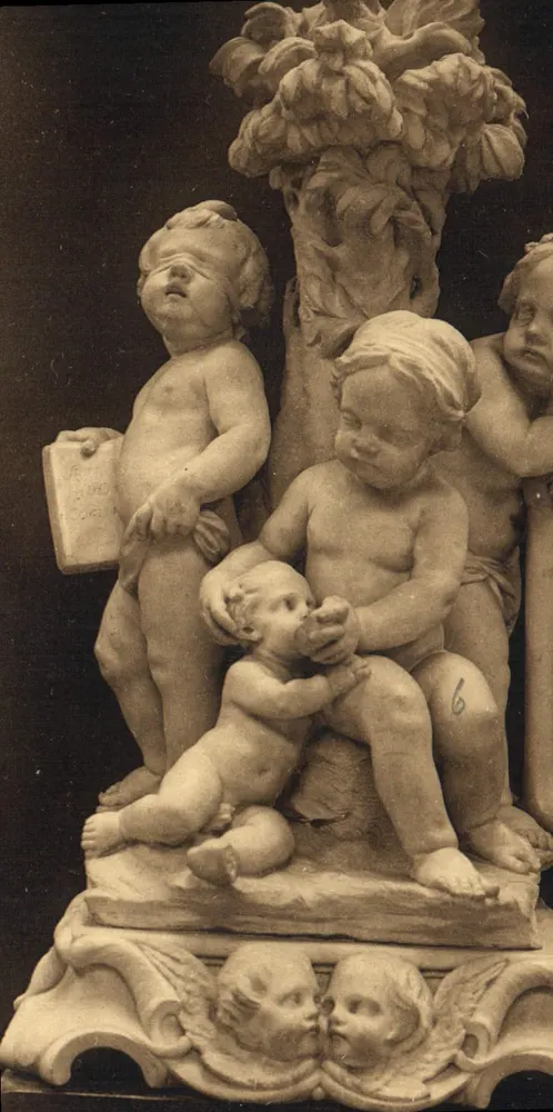 Statue der Putti — J. Delvaux 1695-1778 — Museum von Brüssel, Ausgabe NELIS - Vorderseite