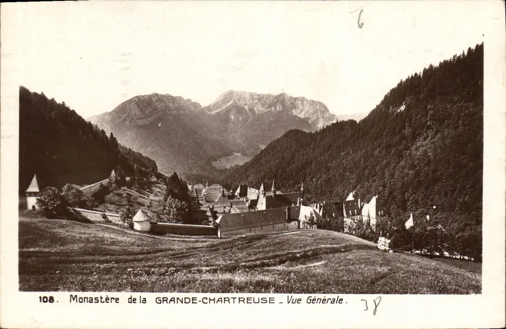 Mosteiro da Grande-Chartreuse — Vista Geral — Edição dos Monumentos Históricos - Frente
