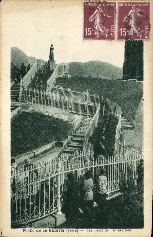 N.-D. de la Salette (Isère) — Die Stätten der Erscheinung — Cliché Fier - Vorderseite