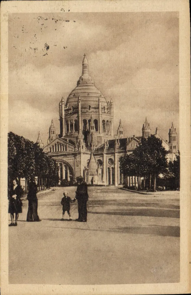 Basílica do Sagrado Coração — Paris — editada por CIR DES ARTS PHOTOGRAPHIQUES - Frente