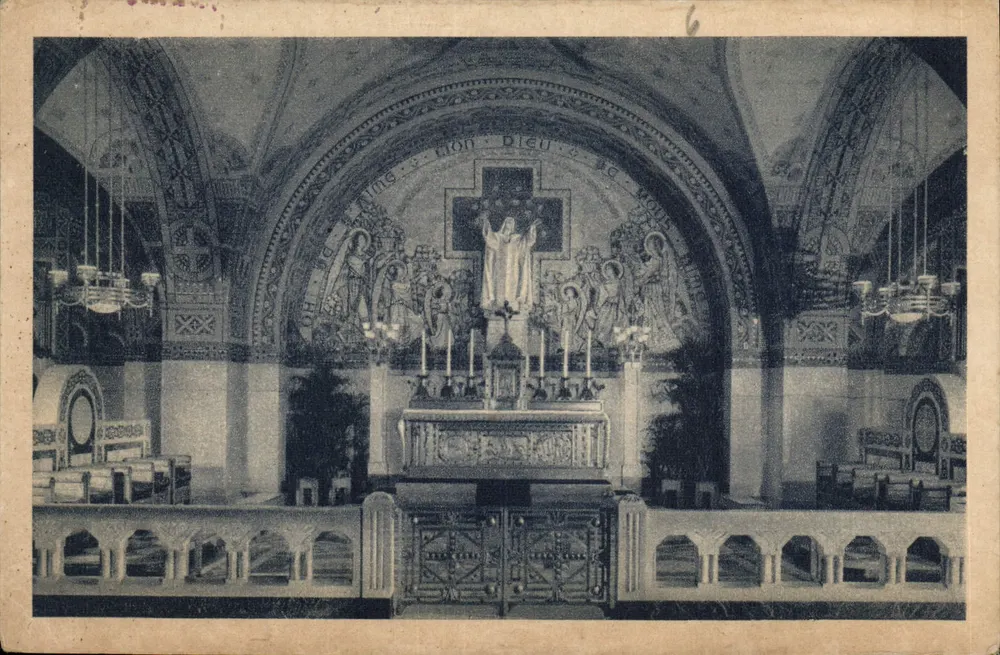 A Cripta — A Basílica de Lisieux — Décoré - Reproduction Imprime & Doudsger-Faits - Frente