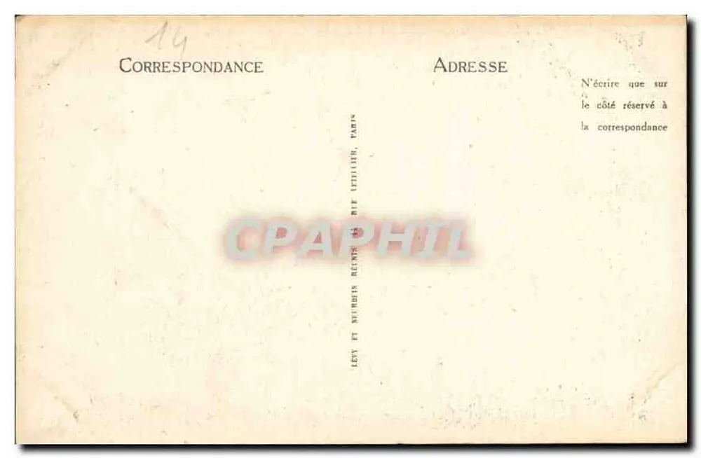 Caen - Antigo Hotel de Valois - Lucarne - LL - Verso