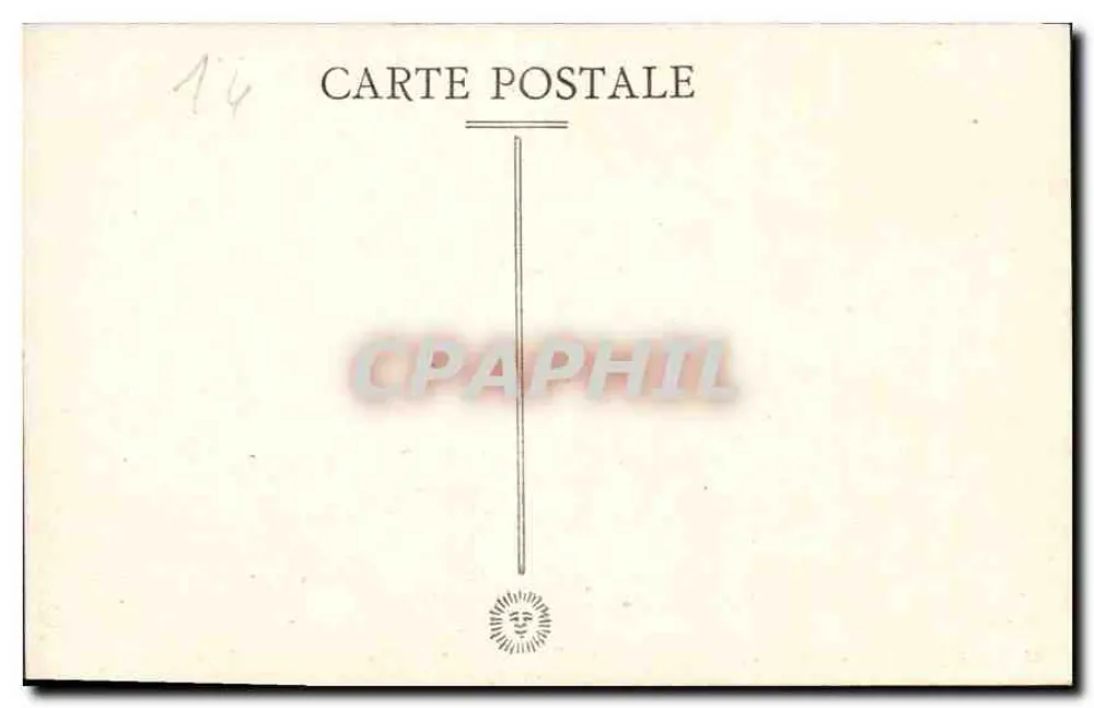 Caen — Apsis der Kirche Saint-Étienne (Abbaye aux Hommes) — Verlag: Anonyme Photographiegesellschaft Caen, Nr. 4 - Rückseite