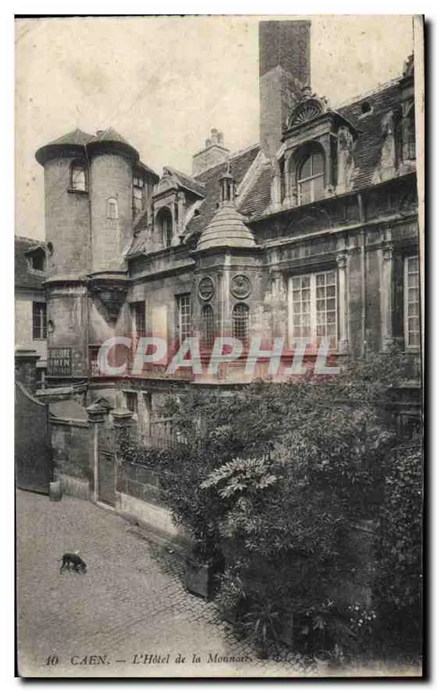 Caen — L'Hôtel de la Monnaie — éditeur H. Heluère, Imprimeur à Caen - Frente