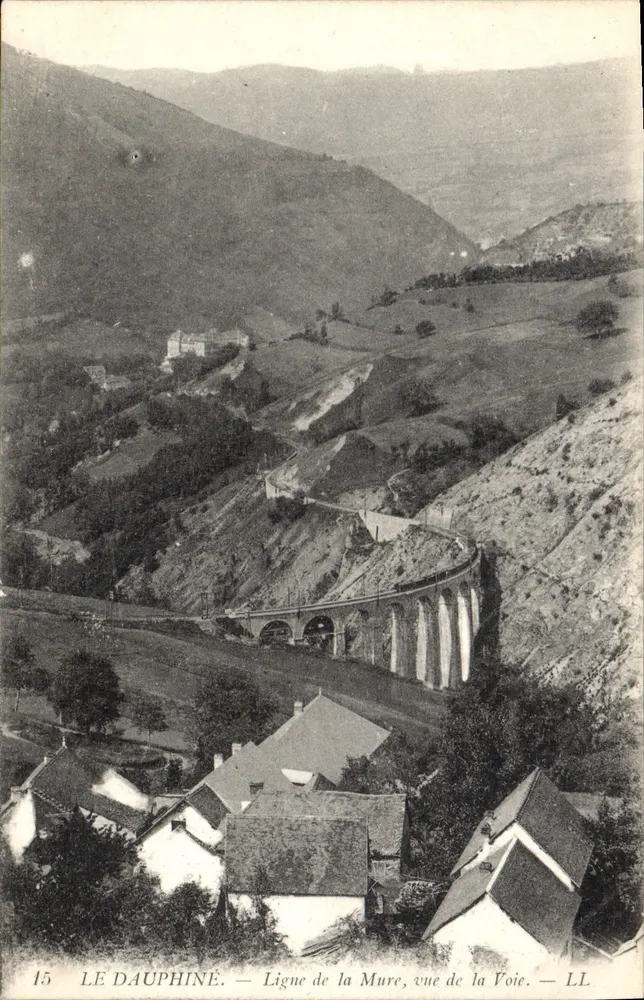Linie der Mure, Ansicht der Strecke — LE DAUPHINÉ — LL - Vorderseite
