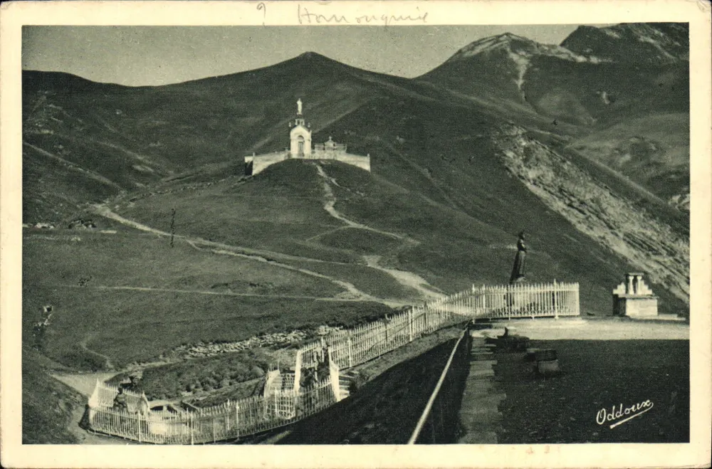 La Salette — Ort der Erscheinung und Kapelle des Friedhofs — Verlag G. Oddoux, Grenoble - Vorderseite