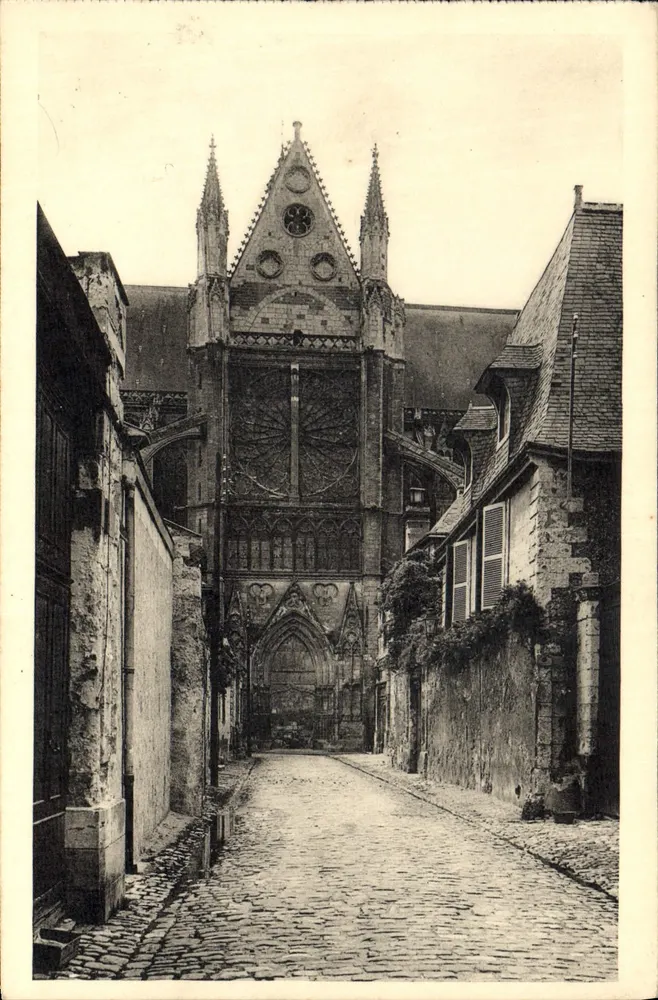 Tours — Catedral — Croisillon Norte — Edição dos Monumentos Históricos - Frente