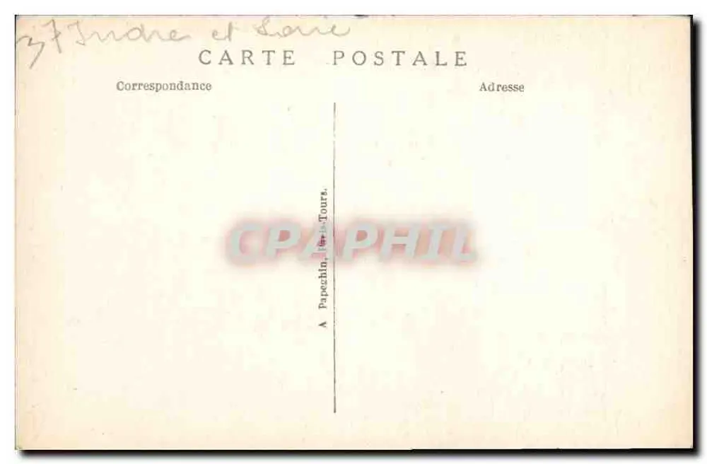 Tours (Loire-et-Loire) — A Basílica de São Martinho, arquiteto Laloux — A. P. - Verso