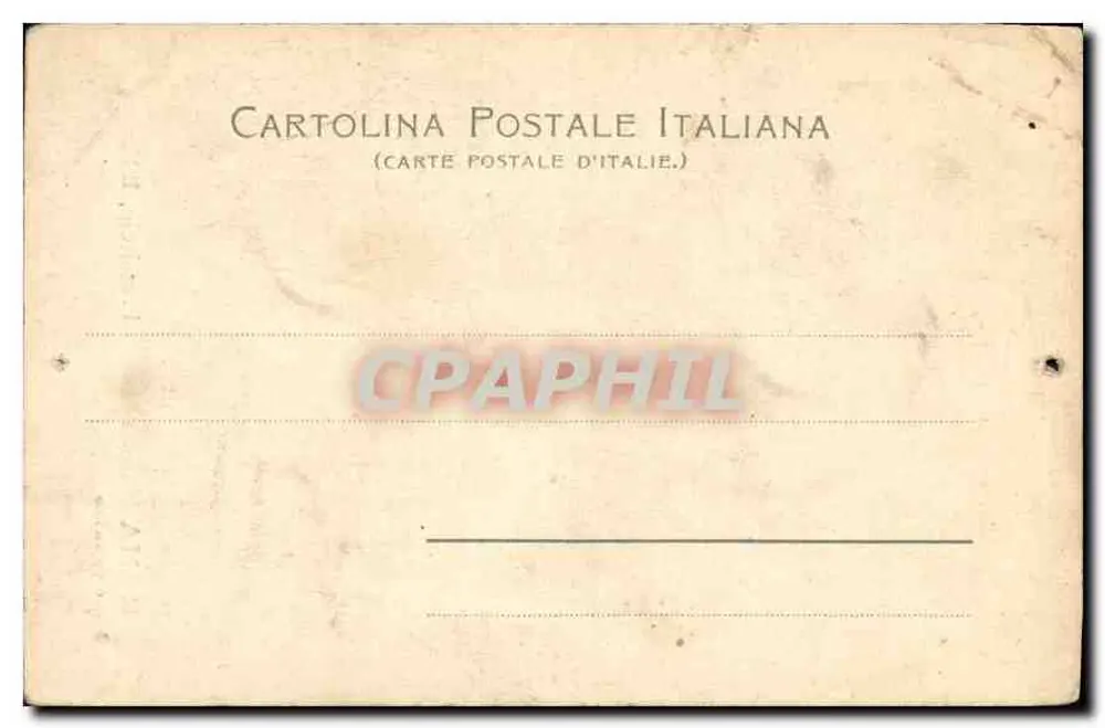 Roma — Estátua do Fauno Prassitele — Stiengel & Cie, Dresda, n° 13315 - Verso