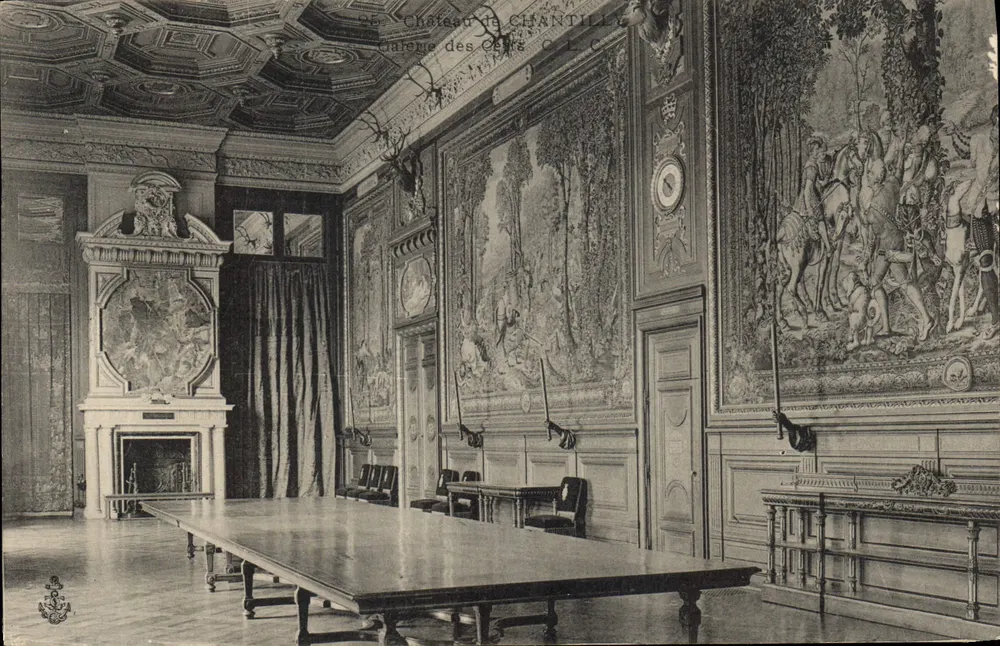 Castelo de Chantilly — Galeria dos Cavaleiros — C. L. C. - Frente