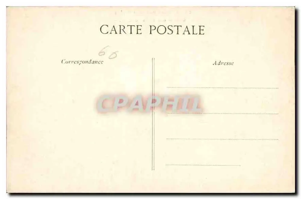 Castelo de Chantilly — Galeria dos Cavaleiros — C. L. C. - Verso