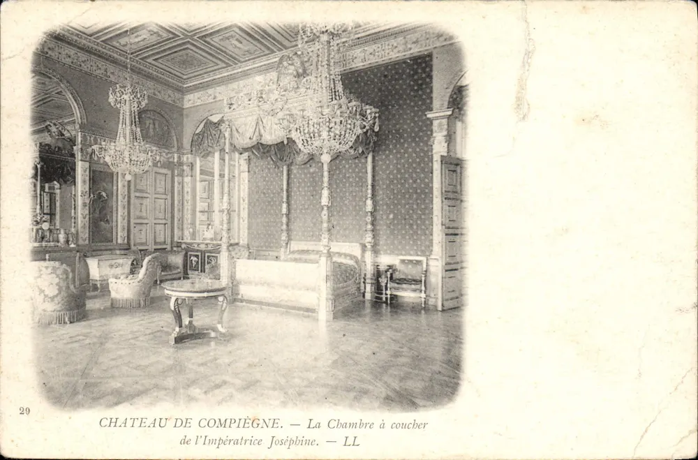Schloss Compiègne — Das Schlafzimmer der Kaiserin Joséphine — LL - Vorderseite