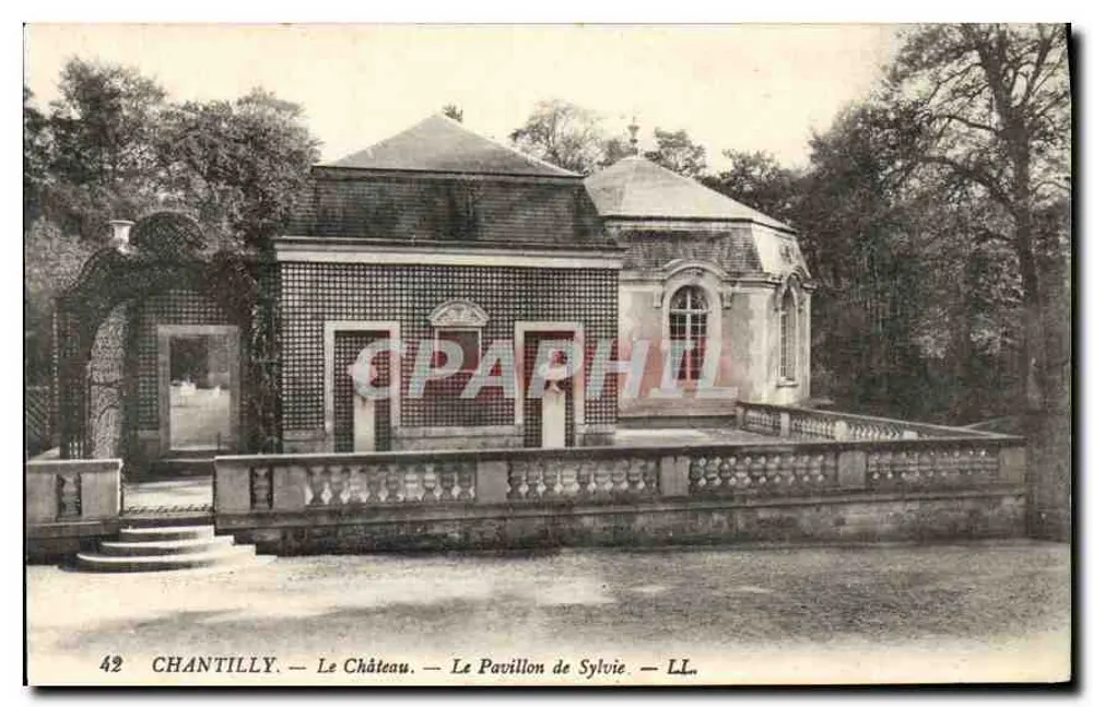 Chantilly — O Castelo — O Pavilhão de Sylvie — LL. — n°42 - Frente