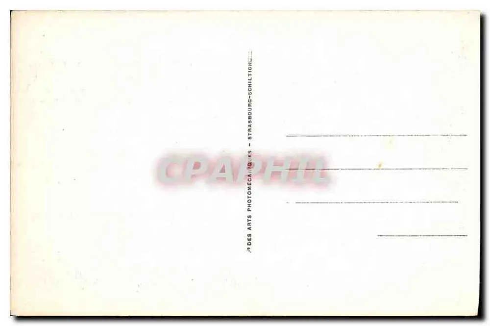 Chantilly — Das Schloss. Die Ehrenstiege und der Vestibül — ND.33 - Rückseite