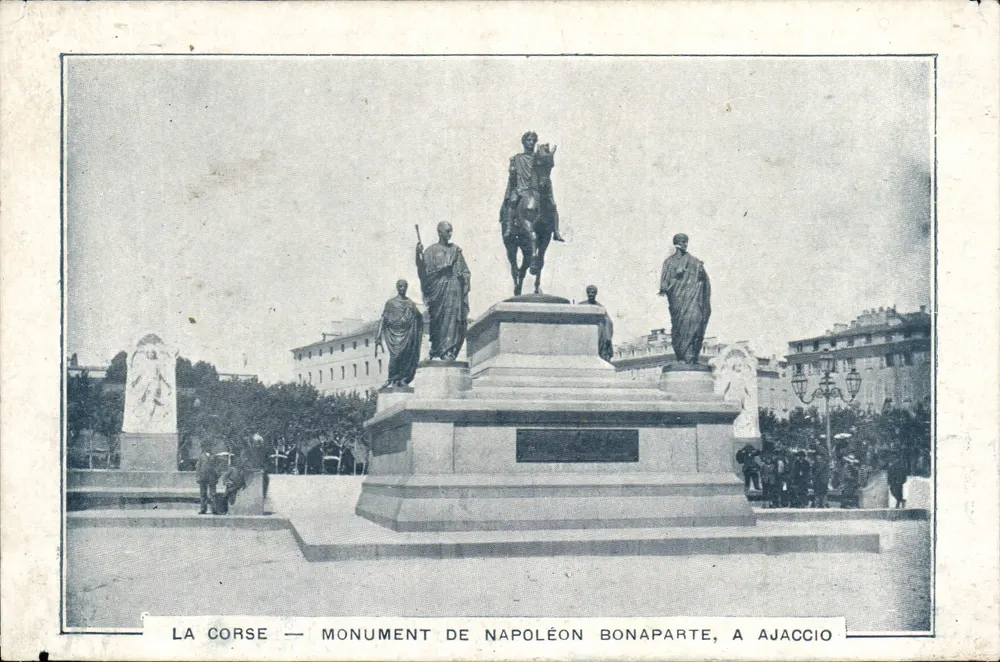 Korsika — Denkmal für Napoleon Bonaparte, in Ajaccio - Vorderseite