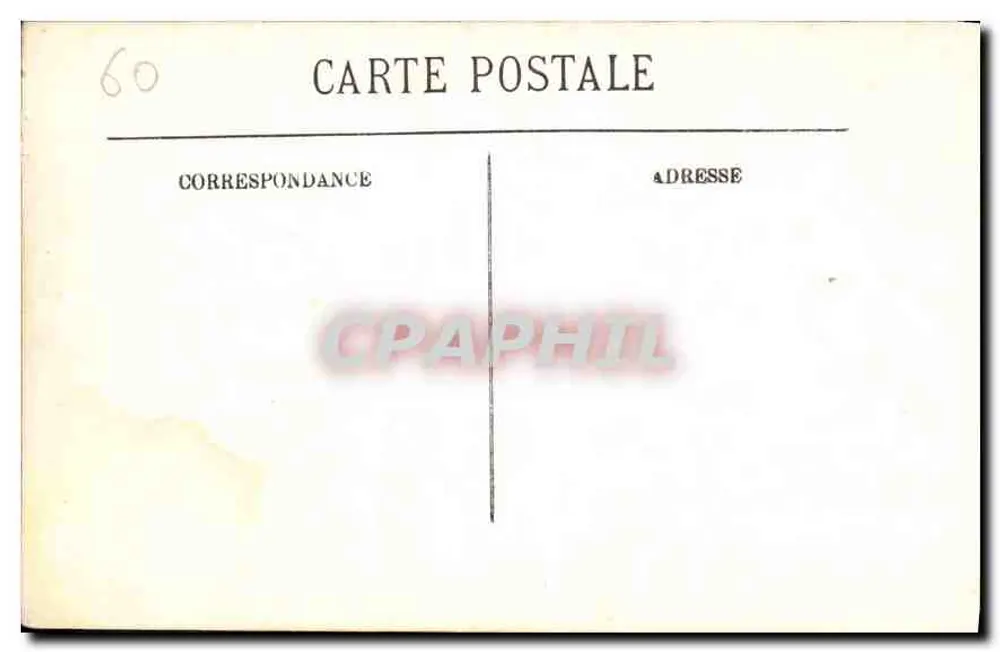 Castillo de Chantilly — Entrada de la Capilla — LL - Reverso