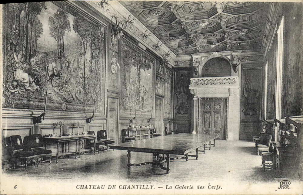 Schloss Chantilly — Die Galerie der Hirsche — JND Fot. - Vorderseite