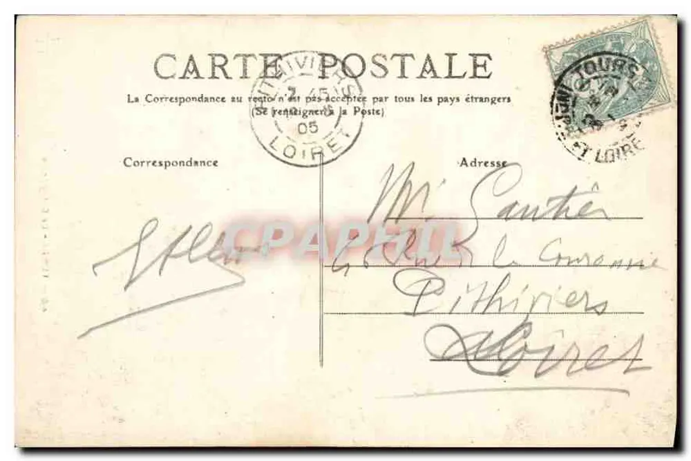 Tours — A Catedral — M.T. I.L. n°48 - Verso