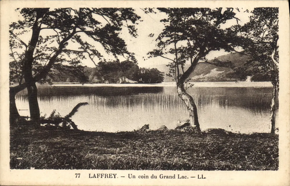 Laffrey — Um canto do Grande Lago — LL - Frente