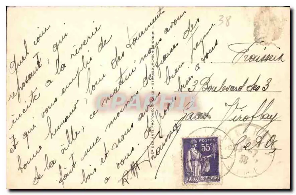 Laffrey — Um canto do Grande Lago — LL - Verso