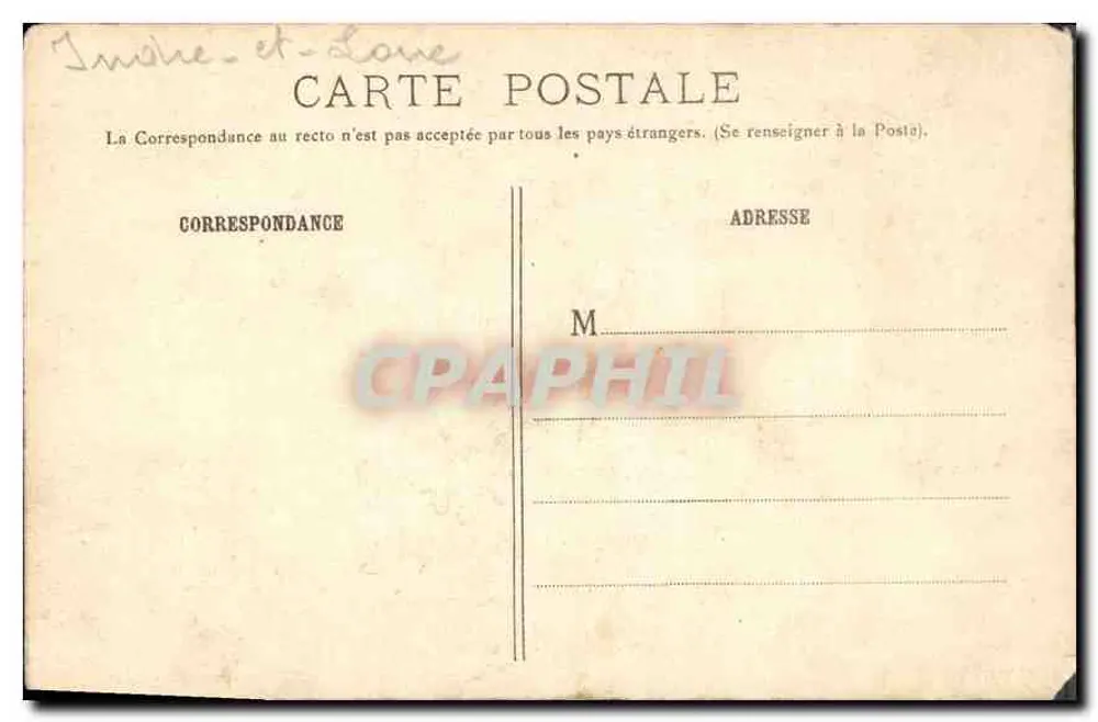 Tours. — A Basílica de São Martinho. — Editor não identificado, n° de série 40 - Verso