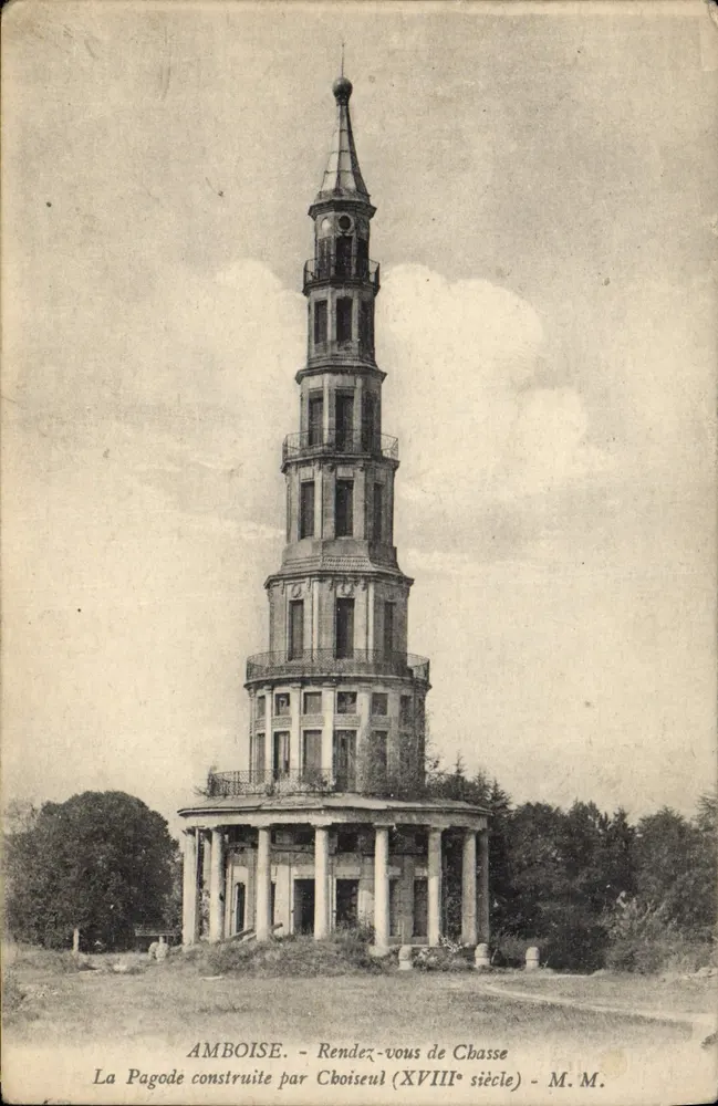 Amboise — Die Pagode gebaut von Choiseul (18. Jahrhundert) — M. M. - Vorderseite