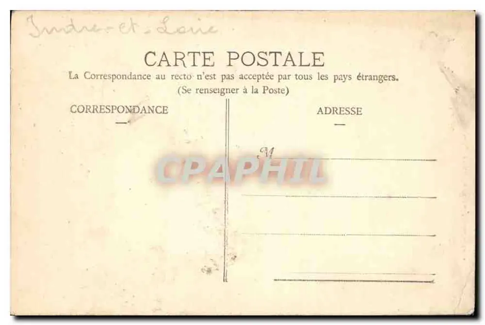 Tours - O Hotel Gouin — Sala das Noticias, 94, Rue Nationale, Tours - Verso