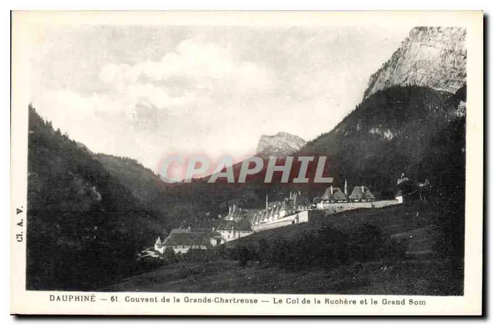 Dauphiné — 61. Kloster der Grande-Chartreuse — Col de la Ruchère und Grand Som - Vorderseite