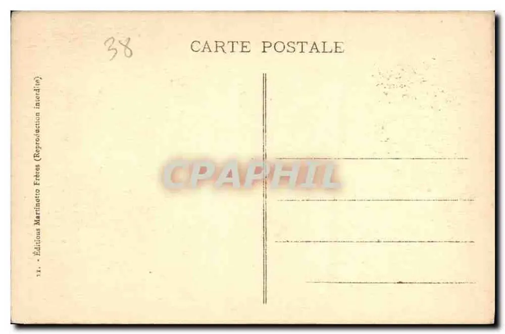 Grenoble — Die Isère, der Mont St-Eynard und die Dent de Crolles — Éditions Martinotto Frères - Rückseite