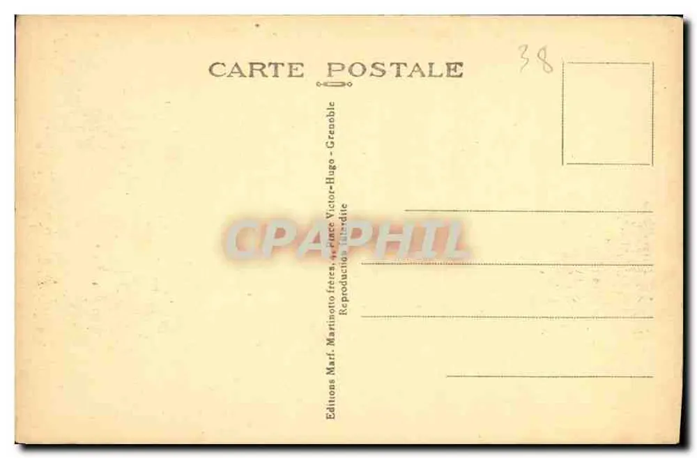Grenoble — A Cripta de São Laurent — Editor Victor-Hugo, n°19 - Verso