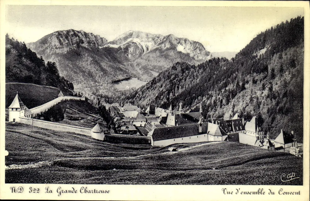 A Grande Chartreuse — Vista geral do Convento - Frente