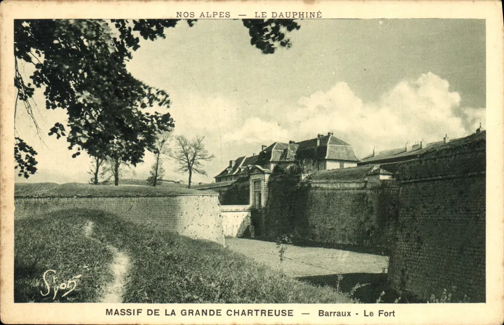 Massif de la Grande Chartreuse — Barraux - Das Fort — Edition R. Girard, Grenoble - Vorderseite