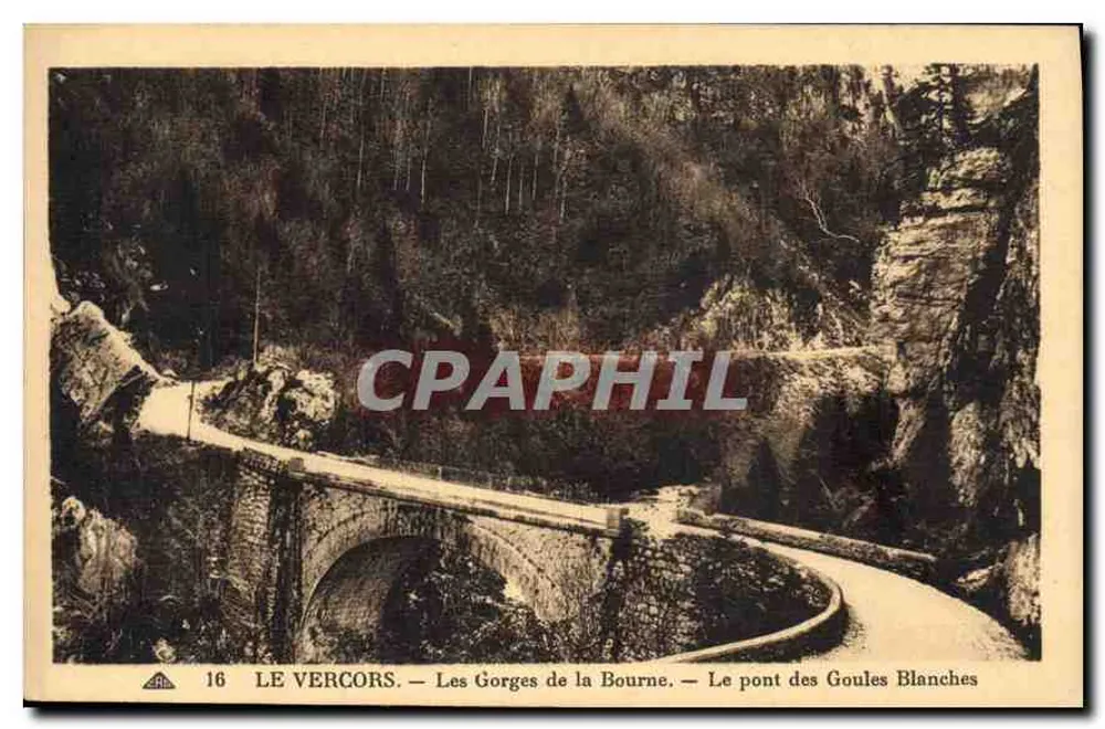 Der Vercors — Die Gorges de la Bourne — Die Brücke der Weißen Goules — n°16 - Vorderseite