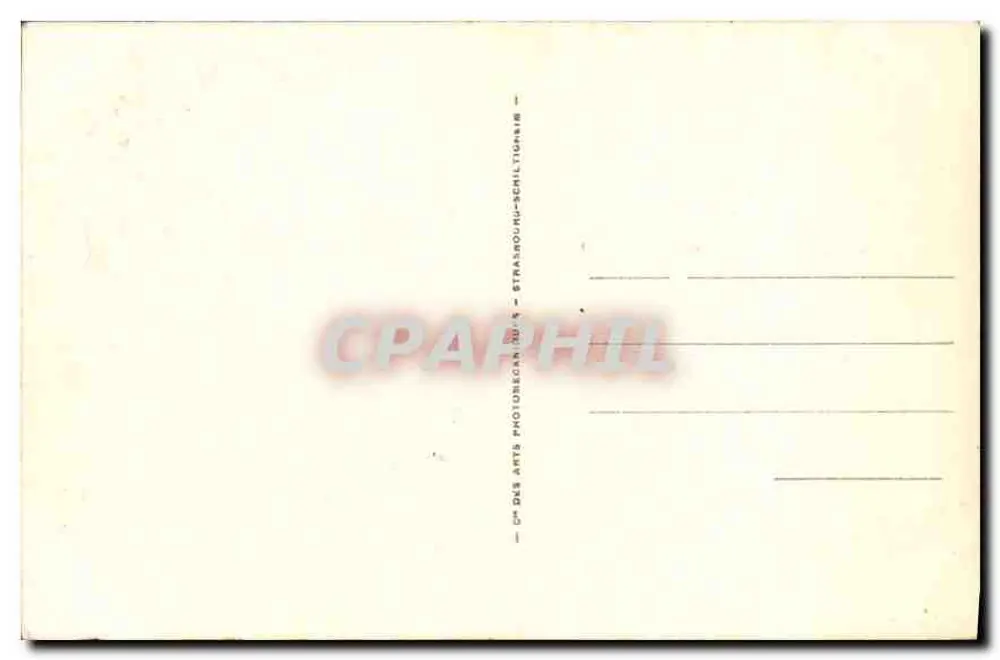 Loches — Entrada do Castelo — ND.24, editor Strasbourg - Verso