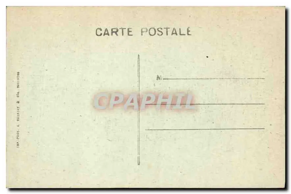 Tours (Loire-et-Loire) — Das Neue Rathaus — A.P. n°58 - Rückseite