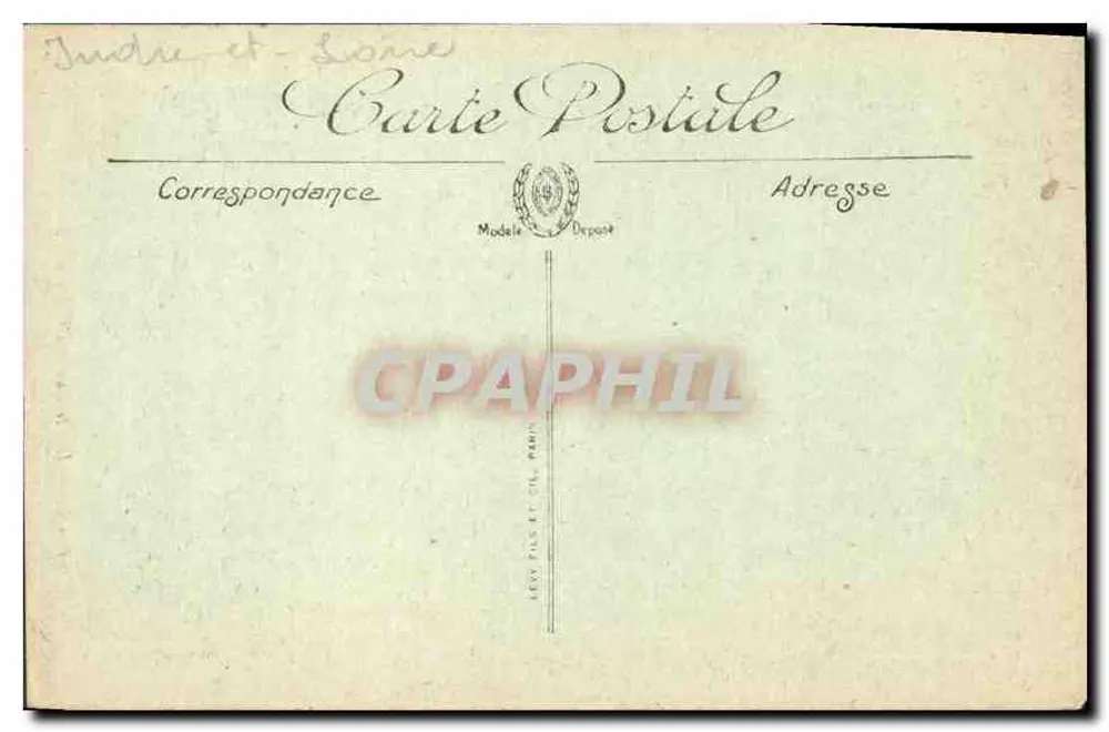 Montrésor — Innenansicht der Kirche Bastarnay — LL - Rückseite