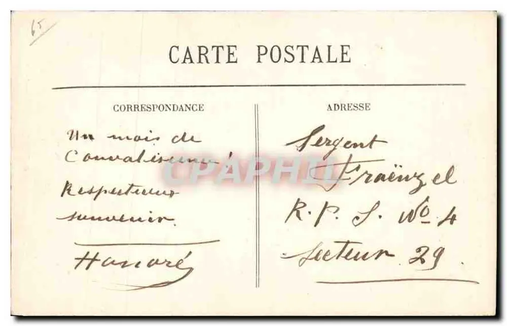 LOURDES - A Virgem da Gruta — Bilhete postal antigo n°75 - Verso