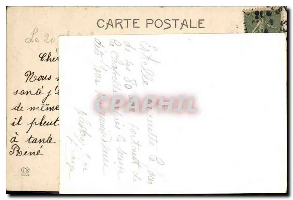Lourdes - La Croix des Bretons — Phototypie Labonche frères, Toulouse - Verso