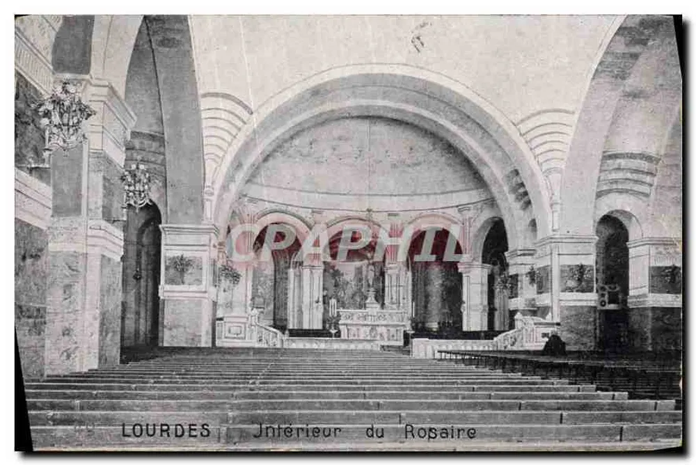 Lourdes — Interior do Rosário - Frente