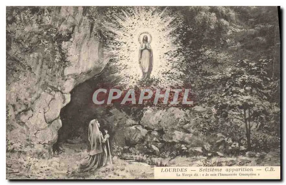 Lourdes — Sechste Aufnahme — C.B. - Vorderseite