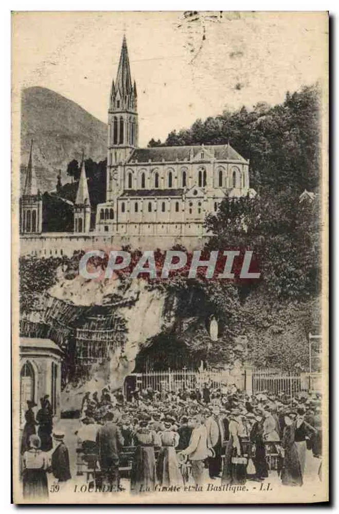 Lourdes - A Gruta e a Basílica - I.L. - Frente