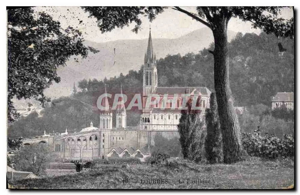 Lourdes — A Basílica — Editor: Lourdes, n° 76 - Frente