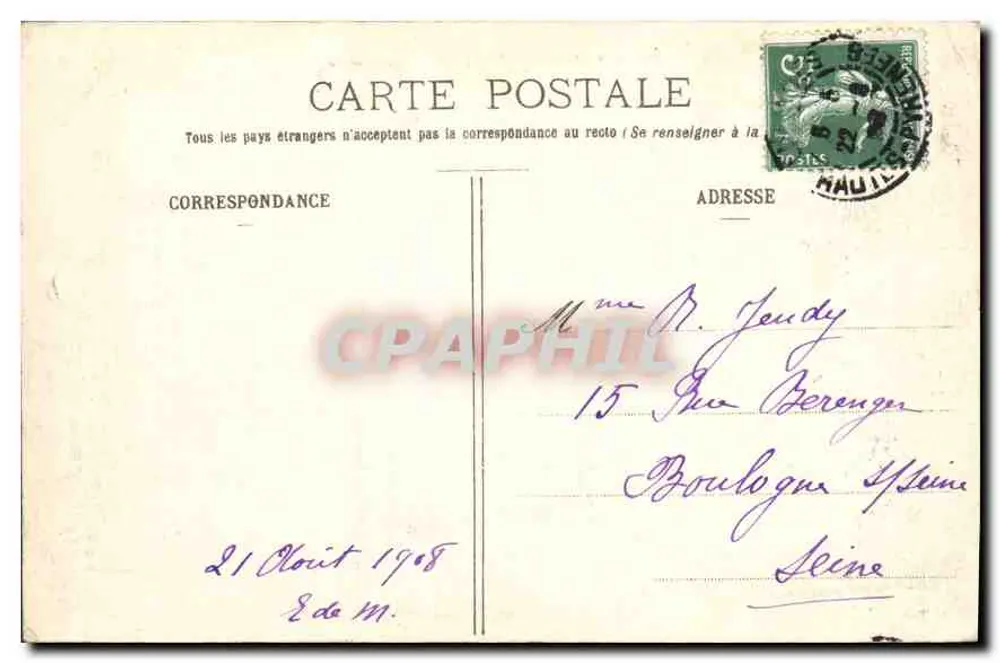Lourdes - A Esplanada - O Velho Castelo - BR - 654 - Verso