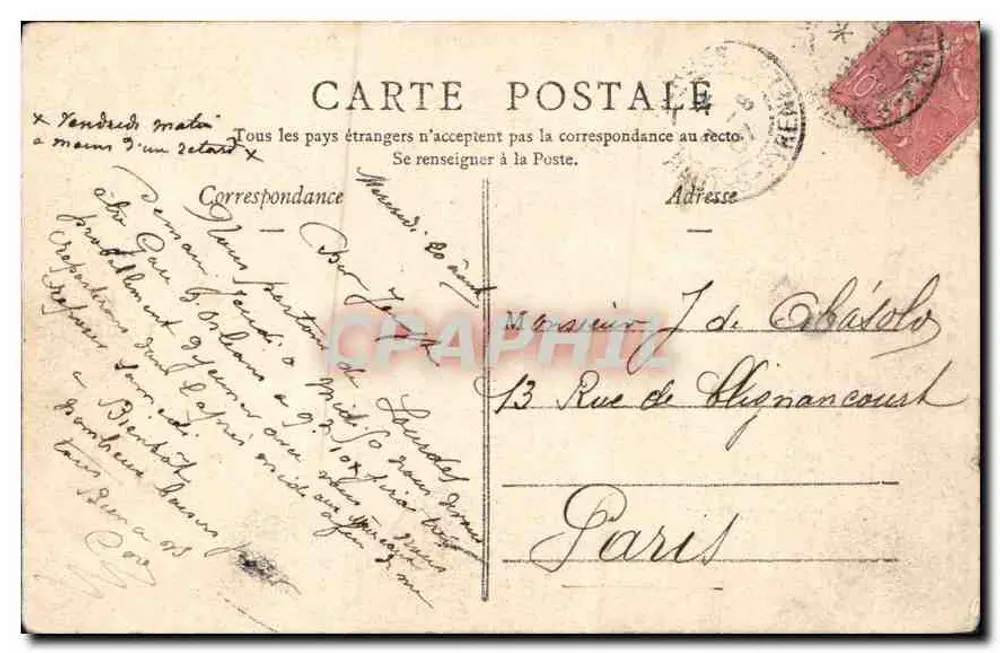Lourdes — Grutas das Espélugues — fot. Viron, editado por Lourdes, n°31 - Verso
