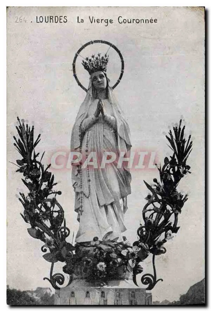 Lourdes — A Virgem Coroada — CPAPHIL n°264 - Frente